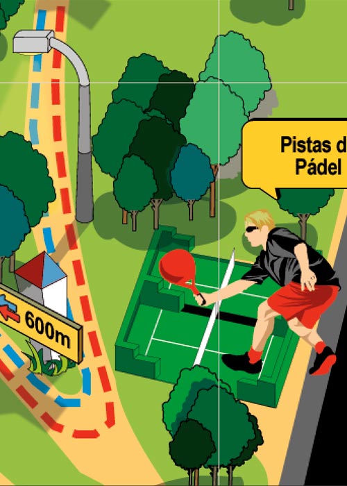 ilustración diseño gráfico ciudad real patronato de deportes 4