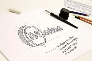 modoweb. Diseño gráfico Logotipo. Meisa media y alta tensión. Instrumentación. Puertollano. Ciudad Real.